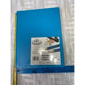 Royal & Langnickel Hardbound Sketchbook 8.5x11 Blue 110 Sheets 65lb SKET8511-104